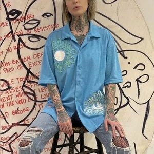 Nike Project Uphoria Dri-Fit Button Up Floral Shirt